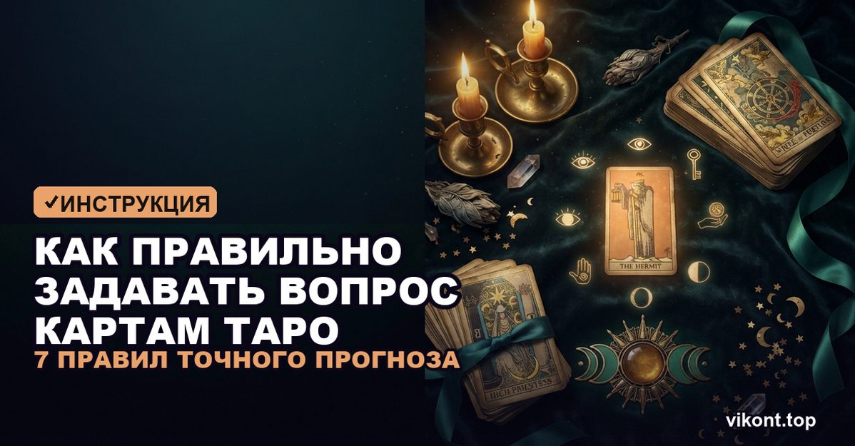 Как правильно задавать вопрос картам Таро: 7 правил точного прогноза