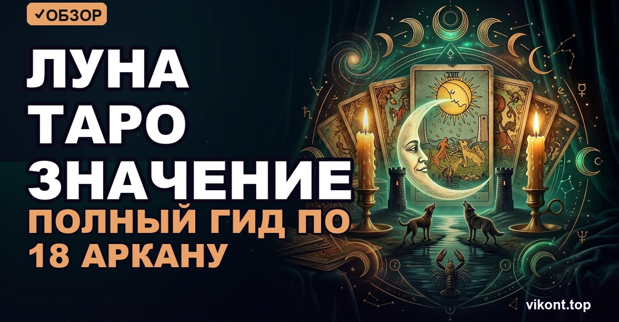 Луна таро значение: полный гид по 18 аркану