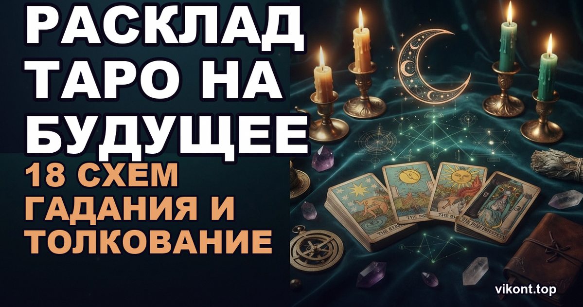 Расклад таро на будущее: 18 схем гадания и толкование