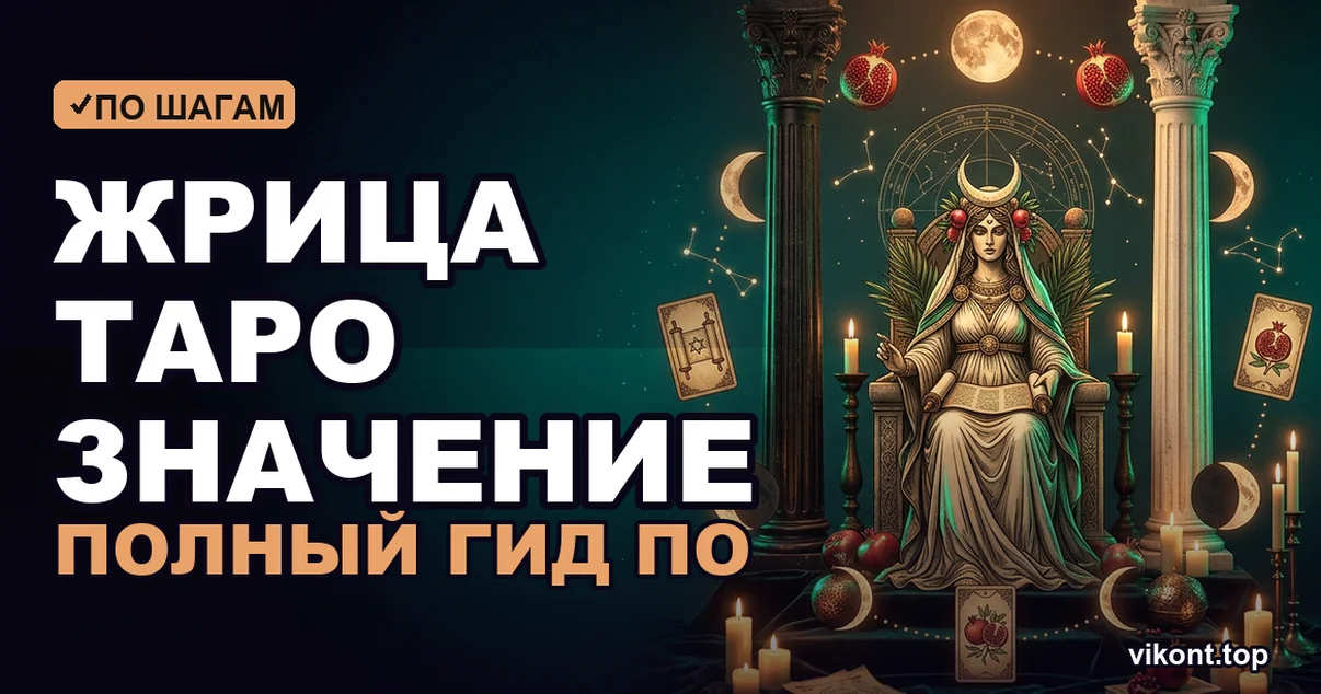 Жрица Таро значение: полный гид по толкованию второго аркана